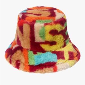 Colorful Fuzzy Bucket Hat